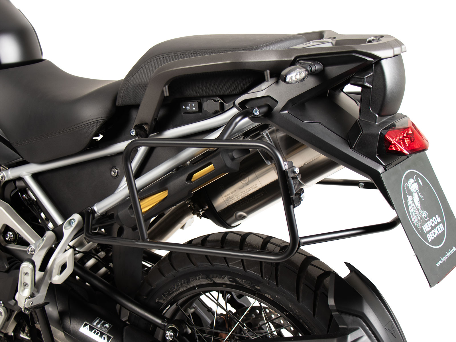 Side case carrier for Triumph Tiger 1200 Rally Pro / GT Pro / GT (22-) Hepco & Becker