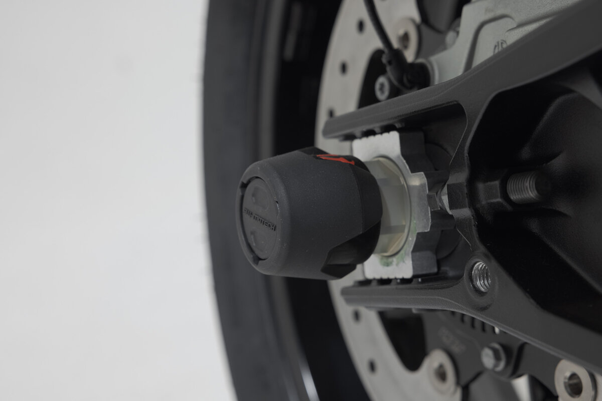 SW-Motech Crash pad kit for rear axle black for KTM Adventure models - SW Motech