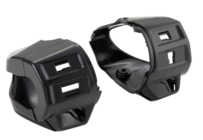 Cover switch unit, left & right for Vepsa Primavera/Sprint, black glossy