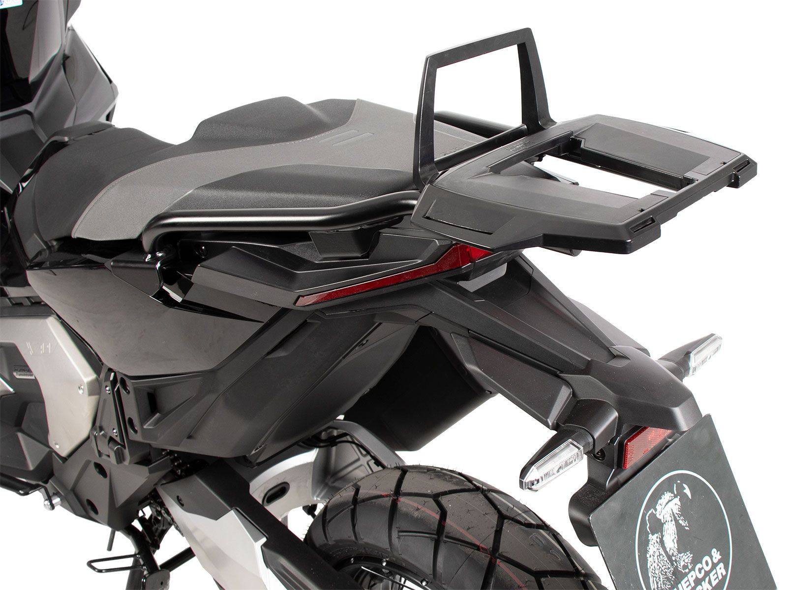 Alurack top case carrier black for Honda X-ADV (25- ) Hepco & Becker