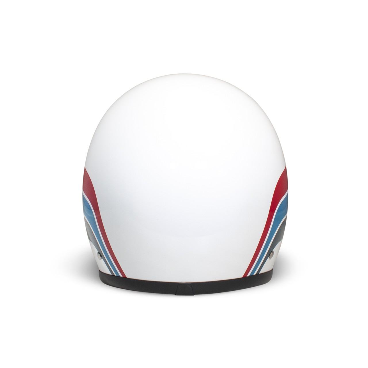 DMD jet helmet retro, white, glossy, Artemis, fiberglass, ECE 22.06