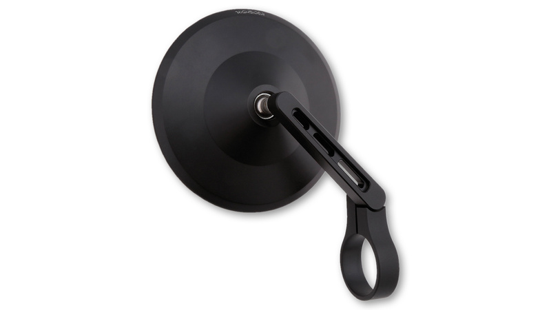 HIGHSIDER pro handlebar end mirror Montana-Blast black (1 pc.)