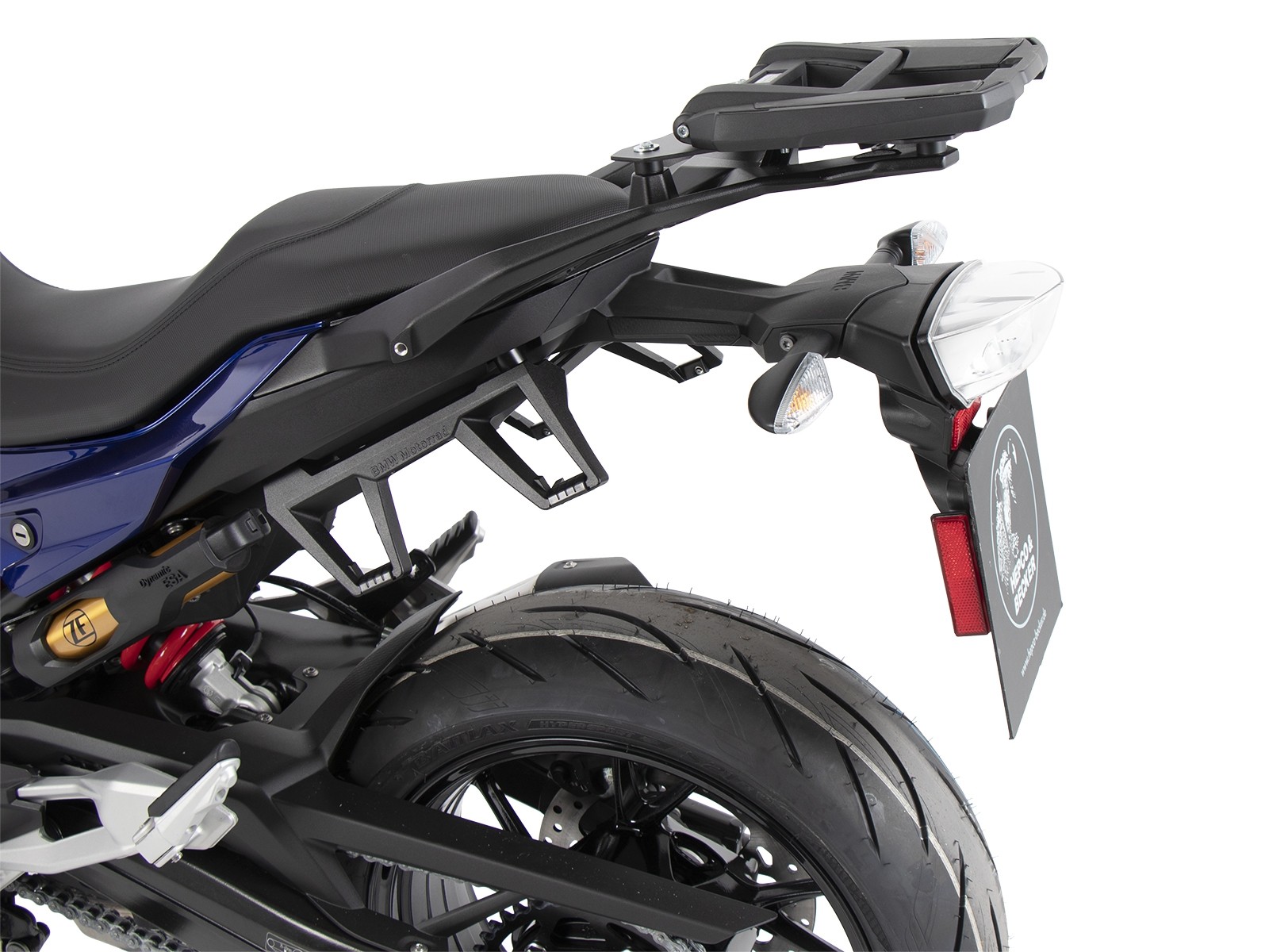 Alurack top case carrier for original luggage rack for BMW F 900 R (20-24) Hepco & Becker