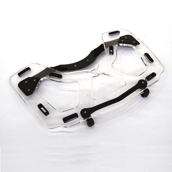Luggage rack for top case BMW K 1600 GT /R 1250 RT /R 1200 RT, PMMA, transparent
