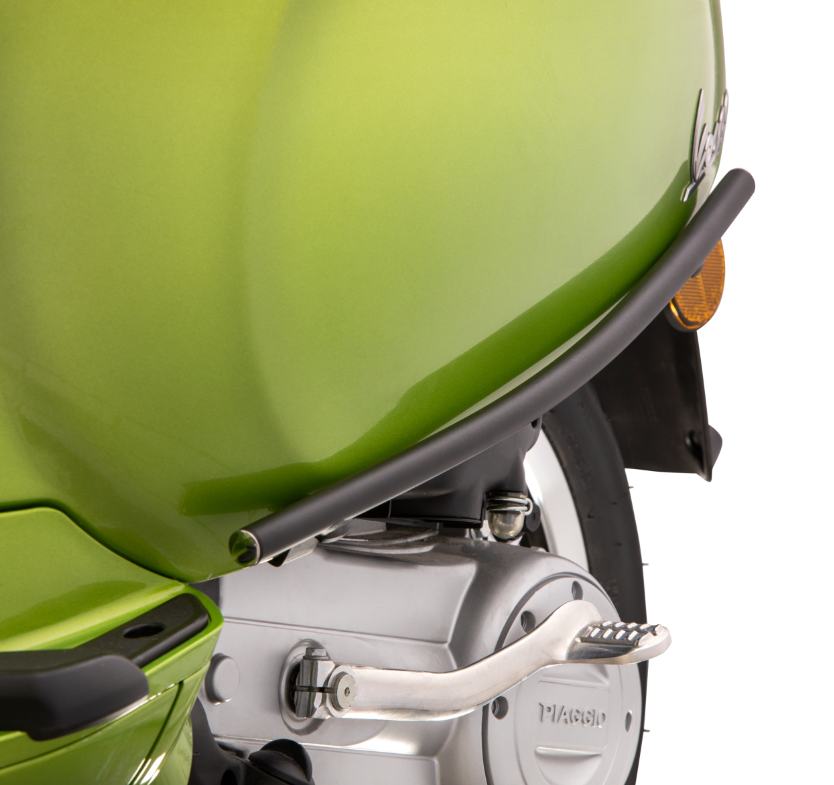 Crash bar side cover for Vespa Primavera/Sprint/Elettrica 50-150ccm, black matt