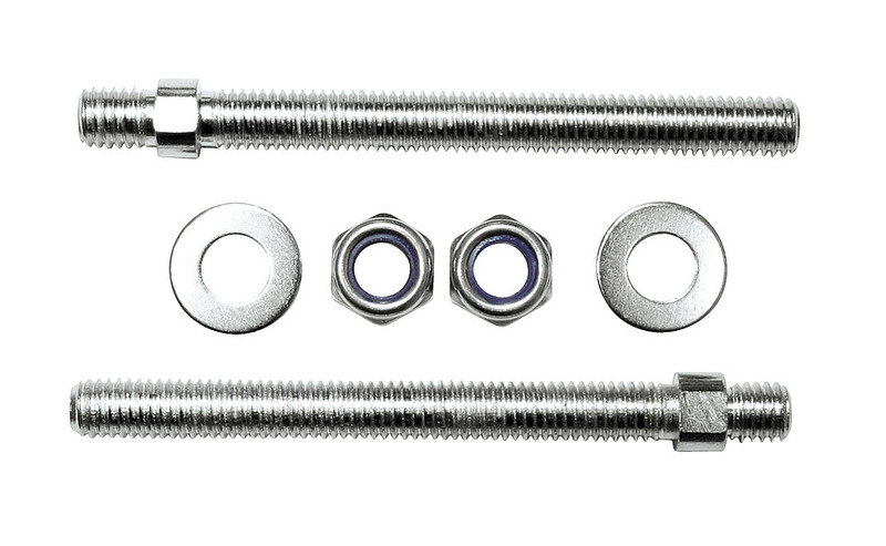 HIGHSIDER pro mirror adapter chrome For various scooters, e.g. Peugeot
