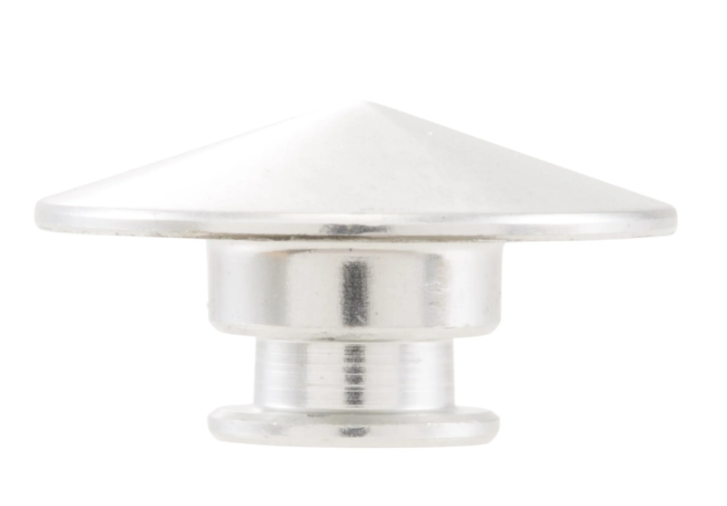 Cover cap wheel stud front or rear, silver