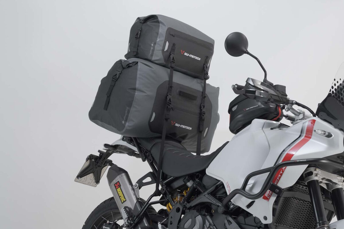Drybag 260 rear bag for Moto Guzzi V85 TT /Travel, black / gray - SW Motech