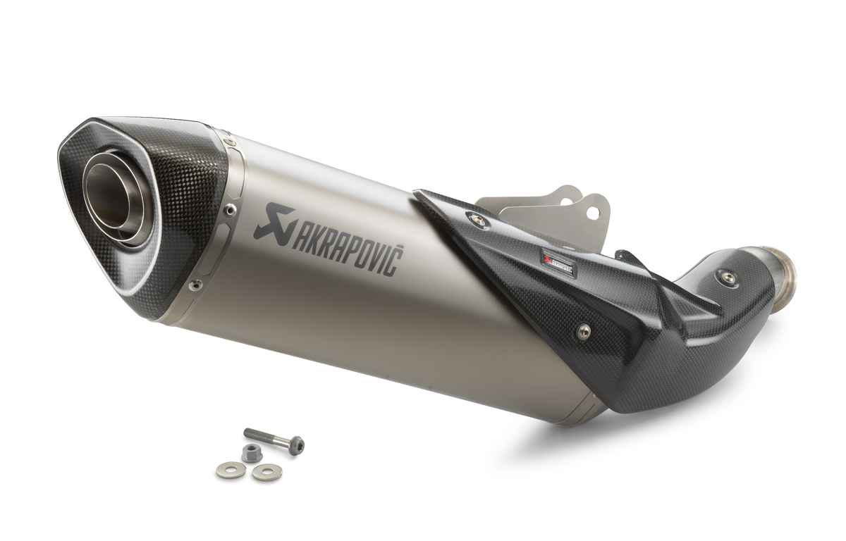 Akrapovic Slip-On LINE exhaust system for KTM 890 Duke (Bj.20-)
