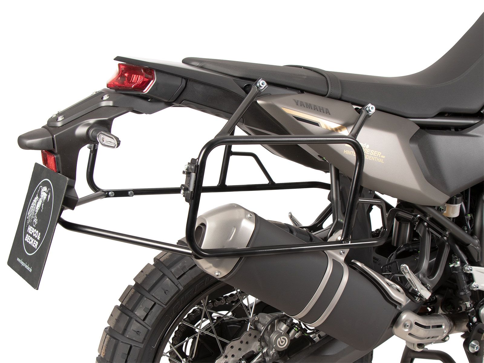 Side case carrier fixed black for Yamaha Ténéré 700 (25-) Hepco & Becker