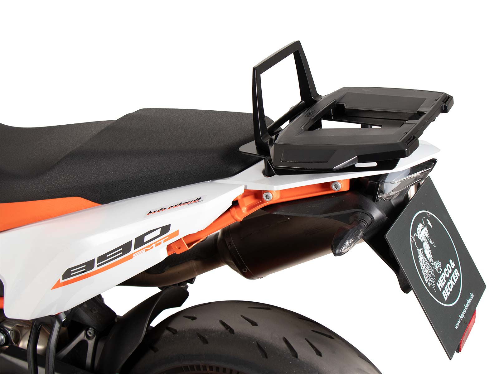 Alurack top case carrier for KTM 890 SMT (23-) Hepco & Becker