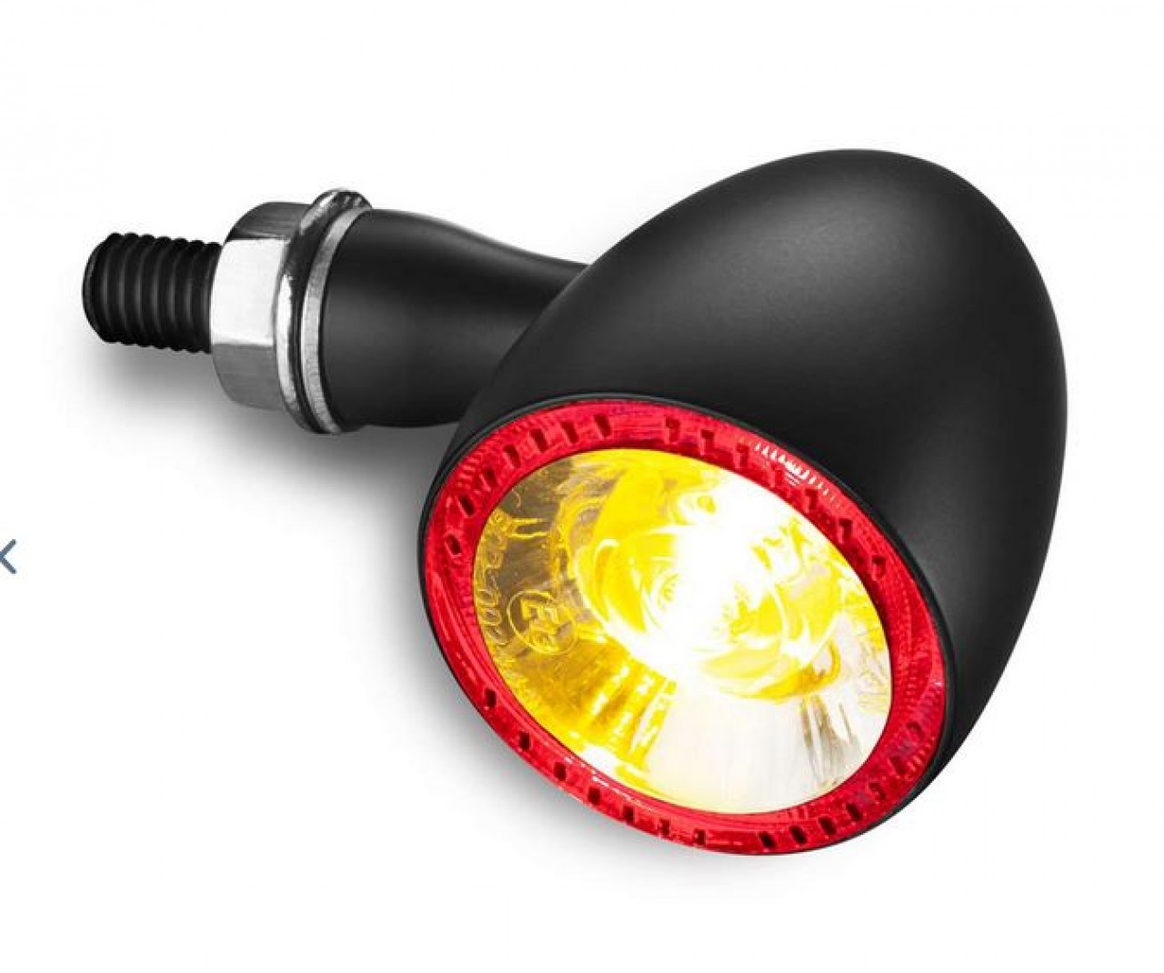 Kellermann turn signal, rear and brake light, Bullet 1000 DF, steel, LED, HL/HR, 12 V, black satin finish