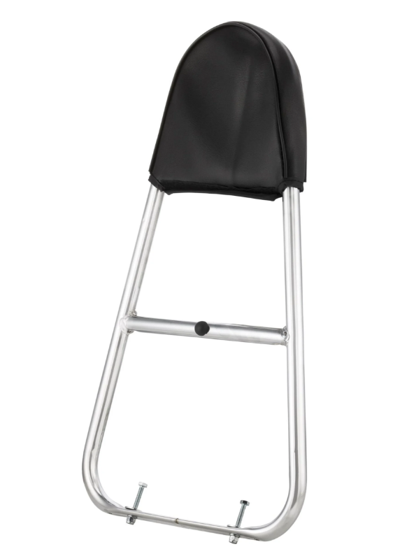 Backrest CUPPINI for Vespa, chrome