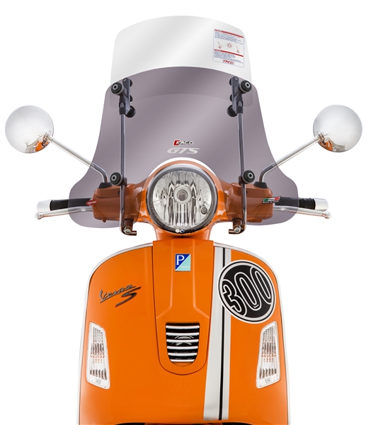 Windshield FACO "Twin-Screen" for Vespa GTS/GTS Super/GT/GT L 125-300cc (-22)