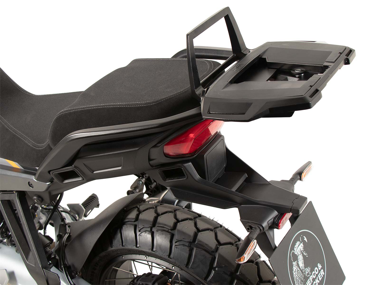 Alurack top case carrier for Moto Guzzi Stelvio (24-) Hepco & Becker