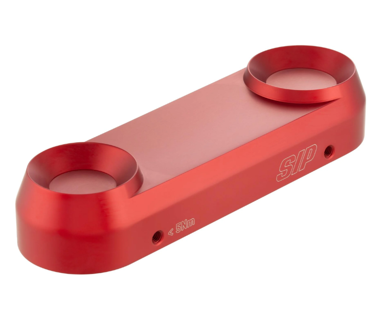 Swingarm cover for Vespa, red matt