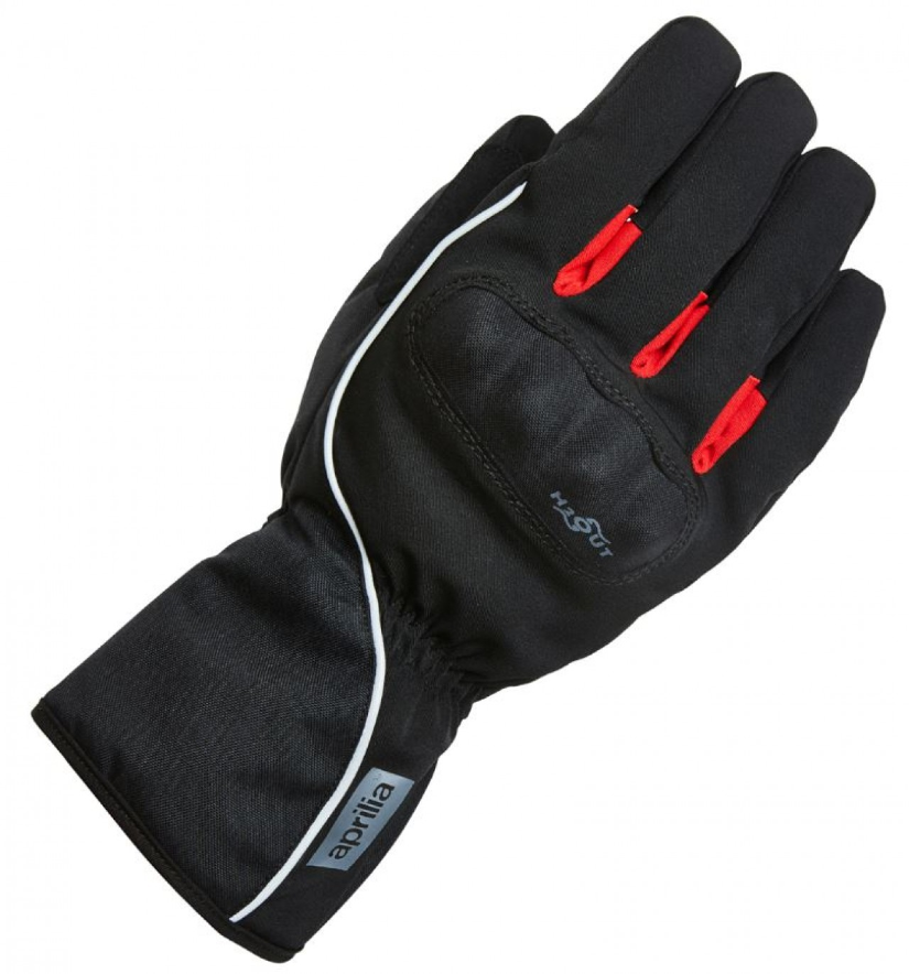 Aprilia winter gloves black red