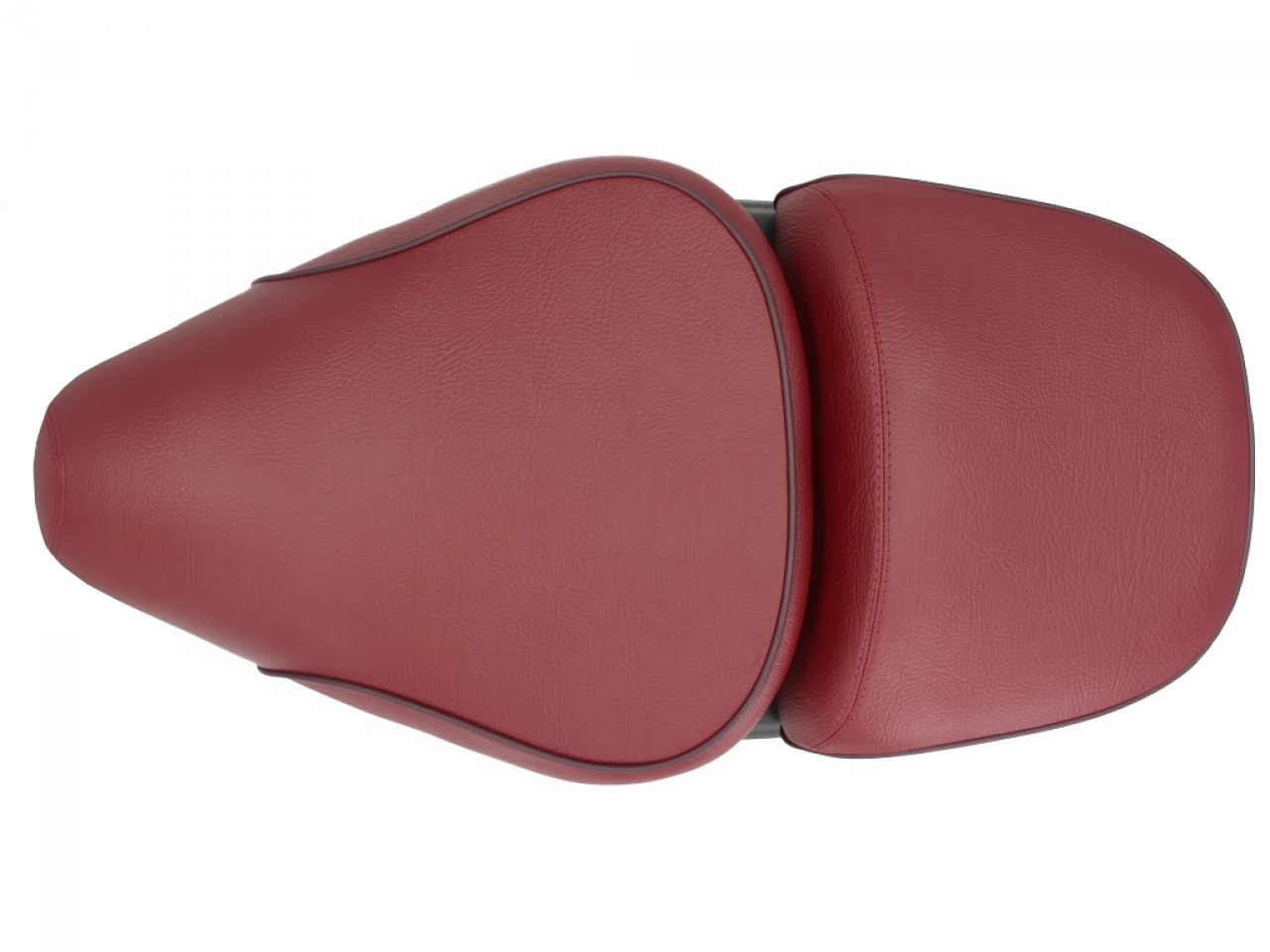 Vespa 2-seater genuine leather seat red for LX 50-150cc Touring, ET2/ET4 /LX/LXV/S 50-150cc-