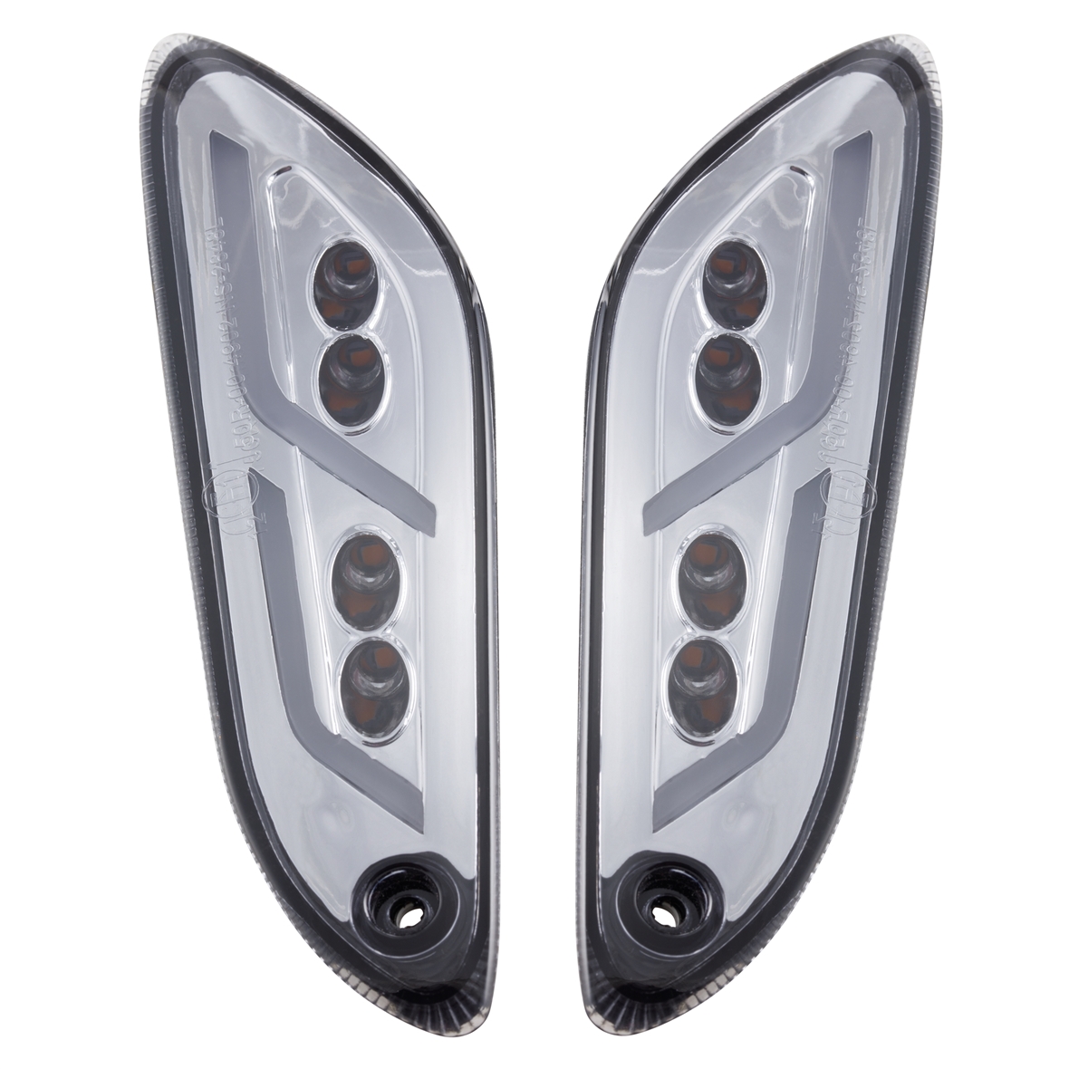 Turn signal kit rear left / right LED tinted for Vespa Primavera / Sprint 50-150cc SIP Style