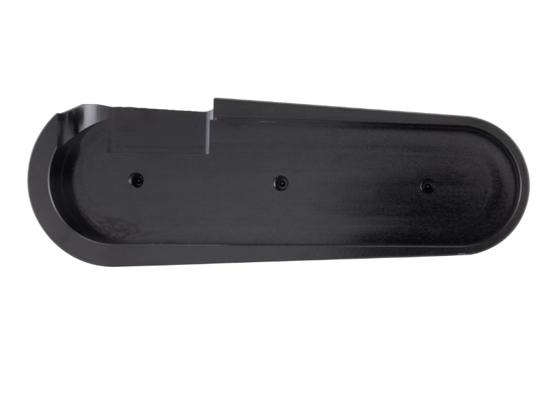 Swingarm cover ZELIONI 3D for Vespa, black anodized