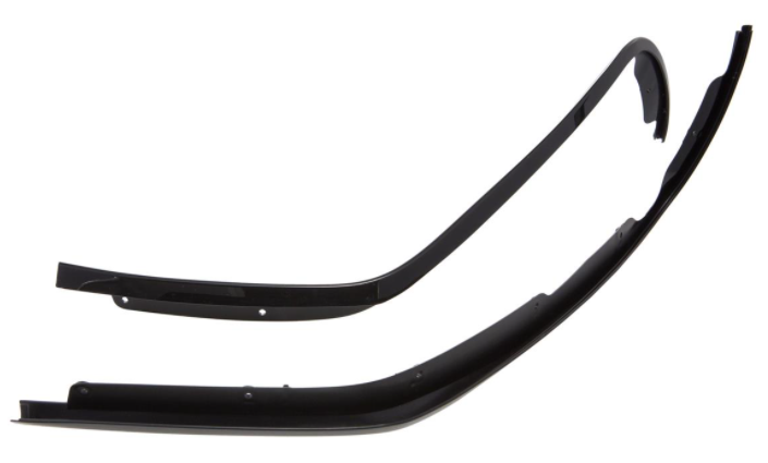 Mono slotted tube leg shield & kick plate complete for Vespa Primavera/Sprint 50-150ccm