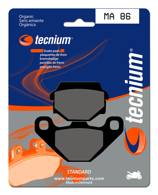 Tecnium Street Organic Brake Pads - MA86