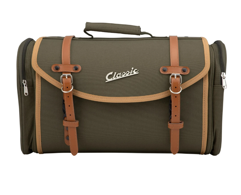 Bag "Classic" large for Vespa, canvas, olive