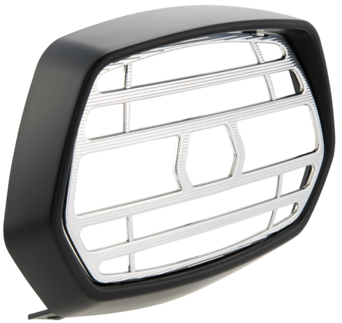 Lamp grid black matt for Vespa Sprint 50-150cc 2T/4T, grid - chrome