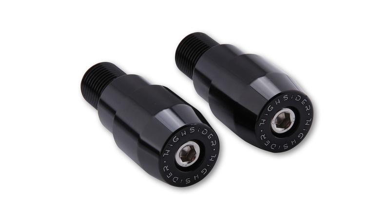 HIGHSIDER pro handlebar weights black M16x1.5 Yamaha (pair)
