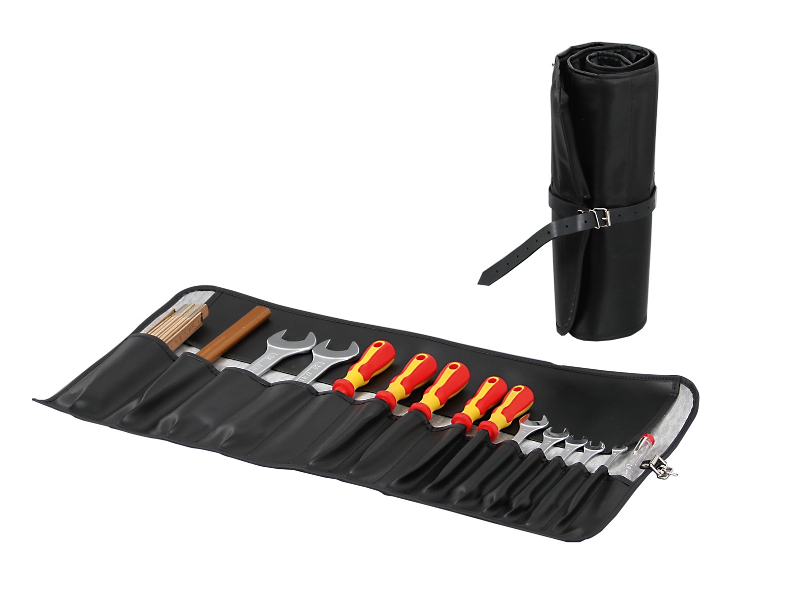 Tool roll pouch (15) made of Hepco & Becker synthetic leather