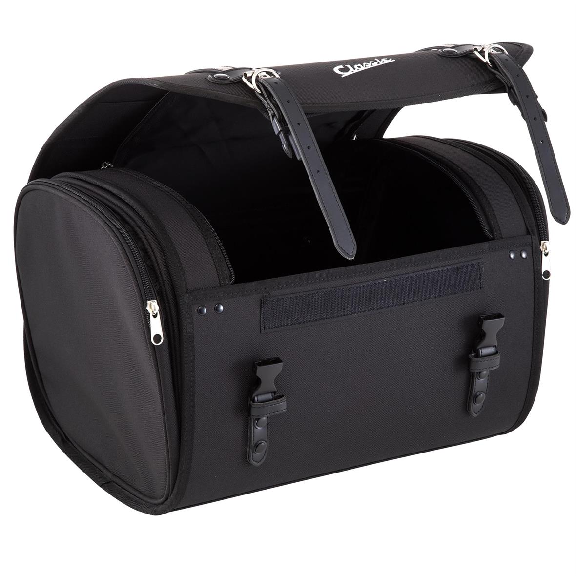 Classic" large bag for Vespa - black, nylon