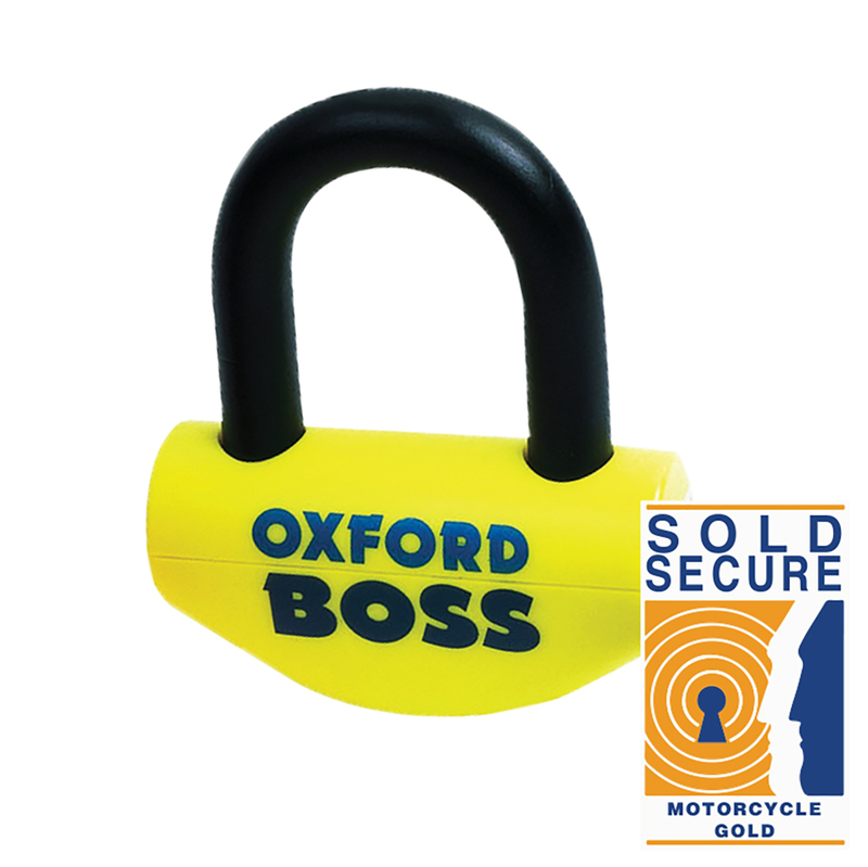 Oxford Big Boss Brake Disc Lock - Ø16mm - Yellow