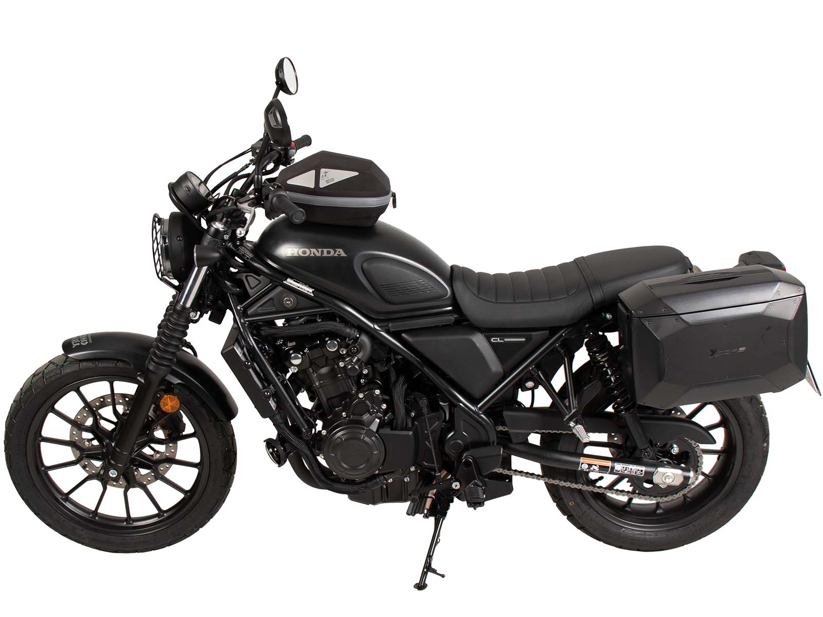 C-Bow side carrier left black for Honda CL 500 Scrambler (23-) Hepco & Becker