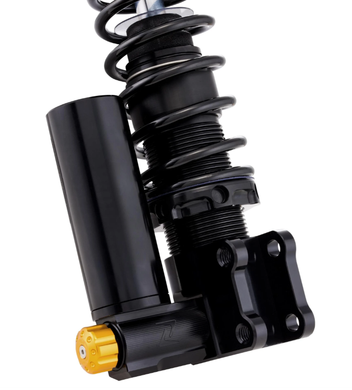 Shock absorber front ZELIONI "Black Edition" for Vespa ET2/ET4/LX/LXV/S 50-150ccm, black