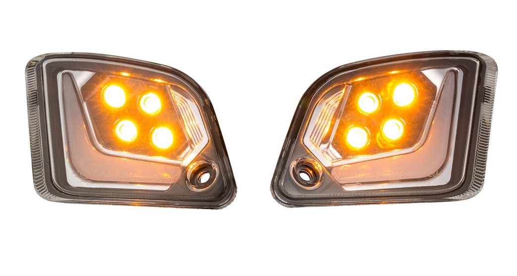 Turn signal kit rear left/right for Vespa GTS/GTS Super/GTV/GT 60/GT/GT L ('03-'13), clear