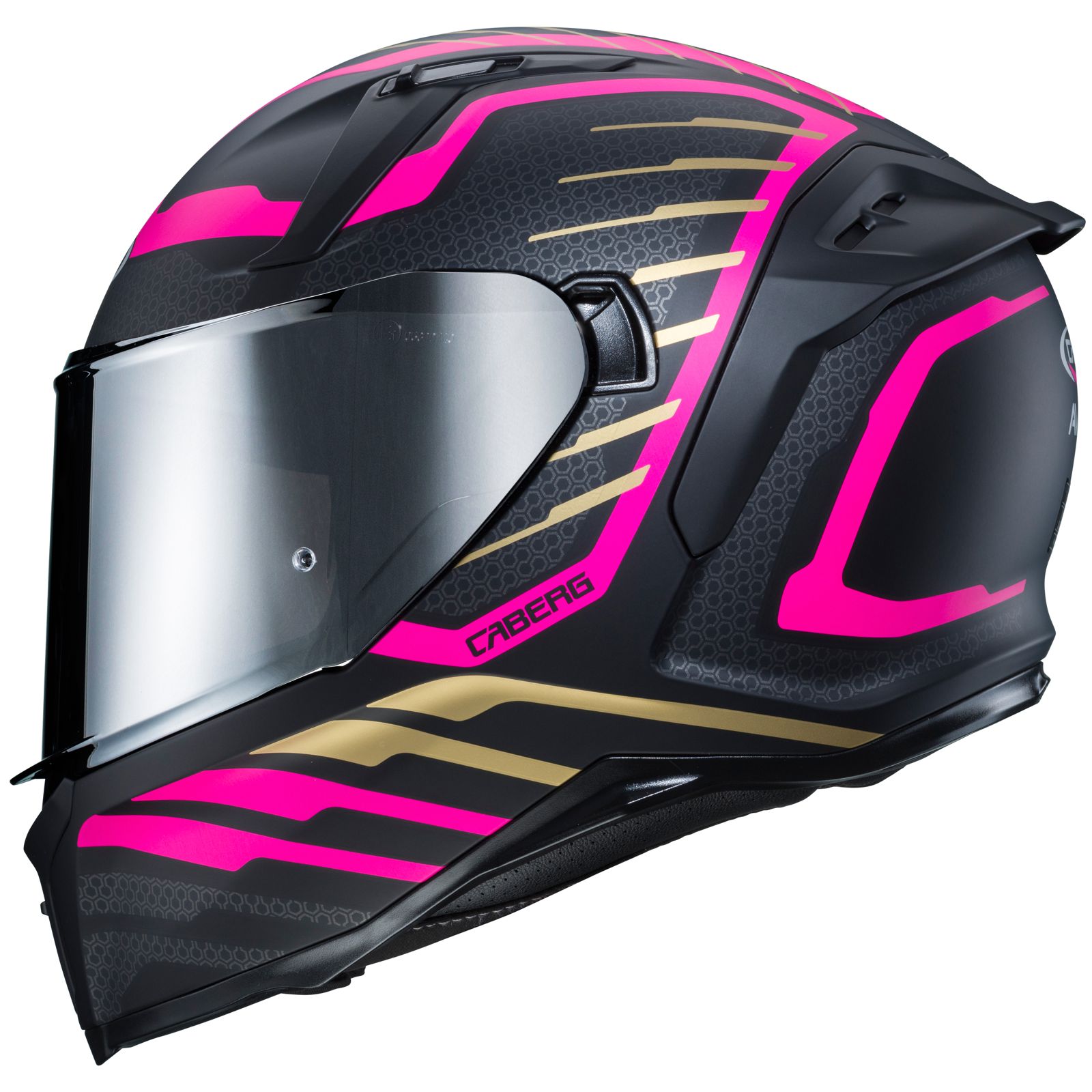 Caberg Helmet Avalon Forge, matte black / fuchsia gold