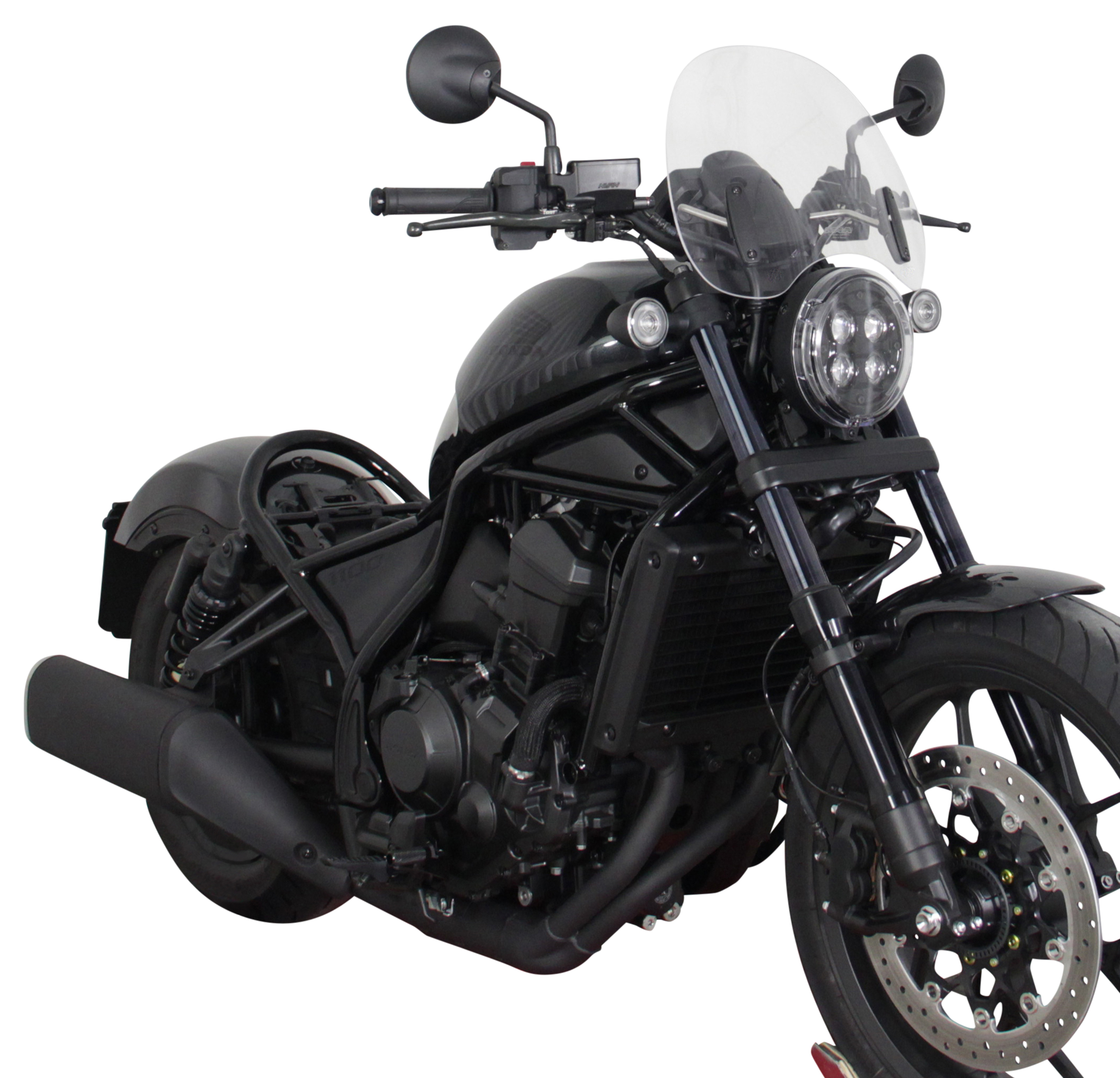 Touring screen MRA "NTM" black for Honda CMX 1100 Rebel (21-)
