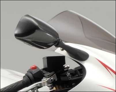 Mirror cover, carbon look for Suzuki GSX1300R Hayabusa BJ. 2008-2012/ GSX1300R Hayabusa BJ. 201