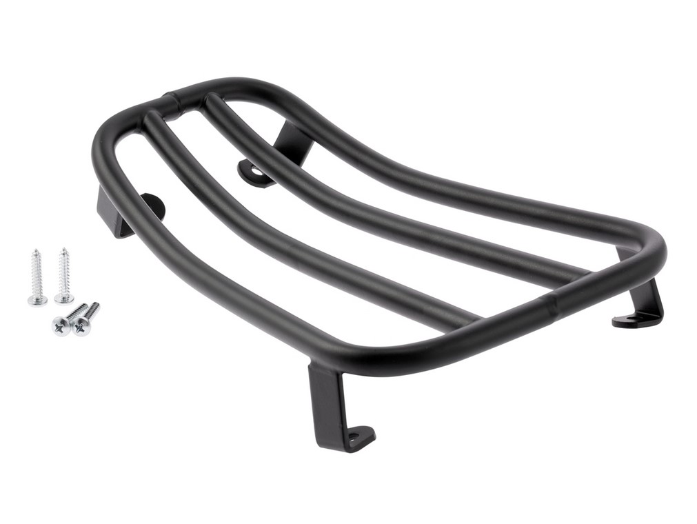 Luggage rack step-through for Vespa GTS/GTS Super/GTV/GT 60/GT L 125-300cc 4T LC, black matt