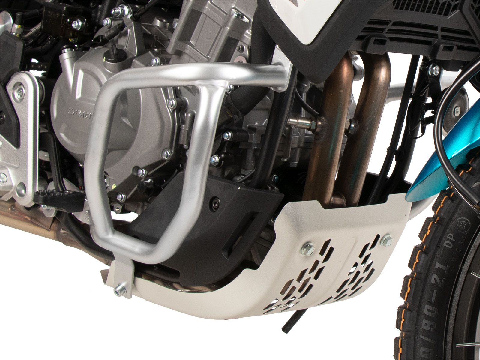 Engine guard silver for CFMoto 450 MT (24-) Hepco & Becker