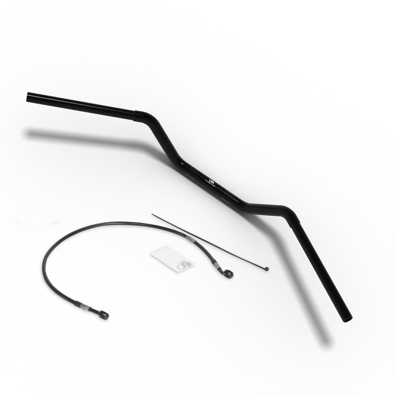 HIGHSIDER pro Flat Track L14 handlebar kit 1 inch, With brake line, For HD