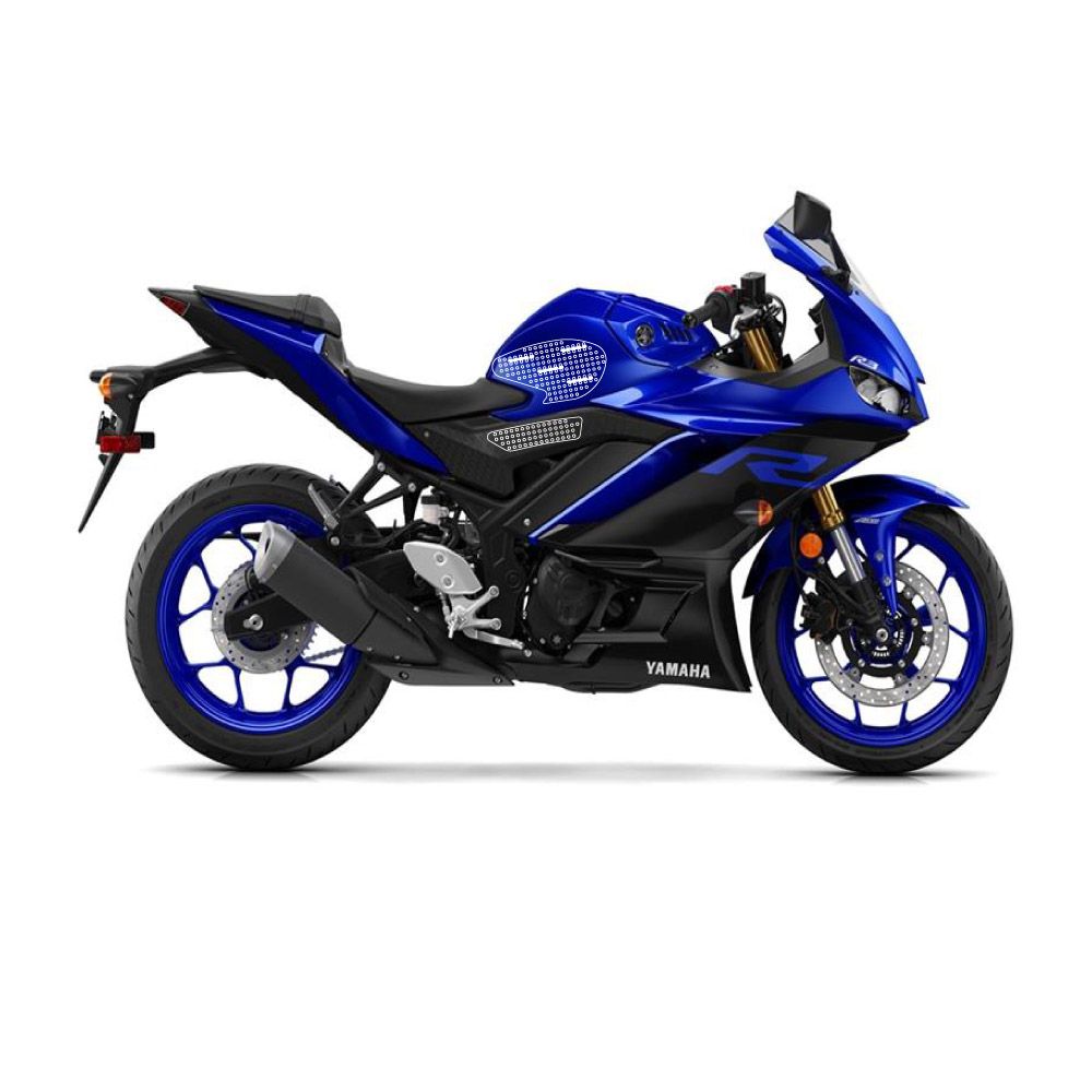 Stompgrip black Volcano for Yamaha YZF-R3 (19-)
