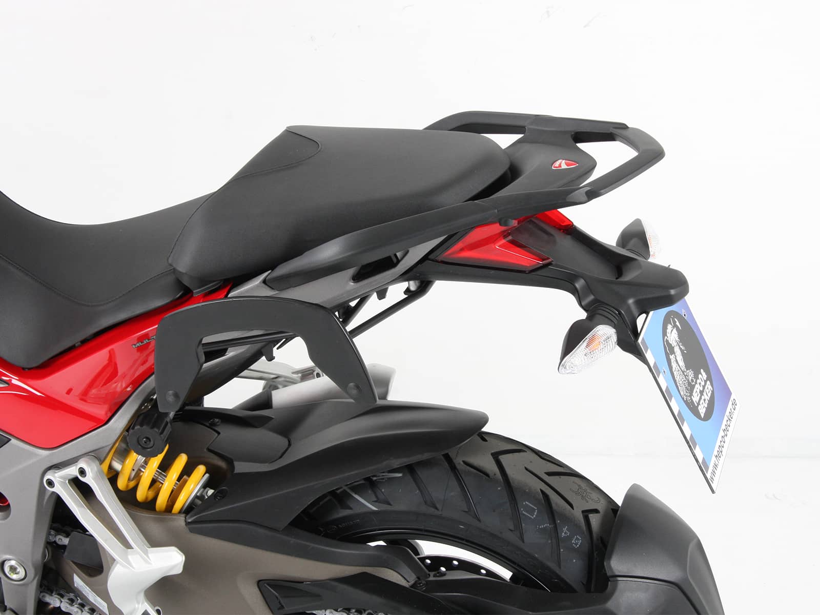 C-Bow side carrier black for Ducati Multistrada 1200 /S (15-17) Hepco & Becker