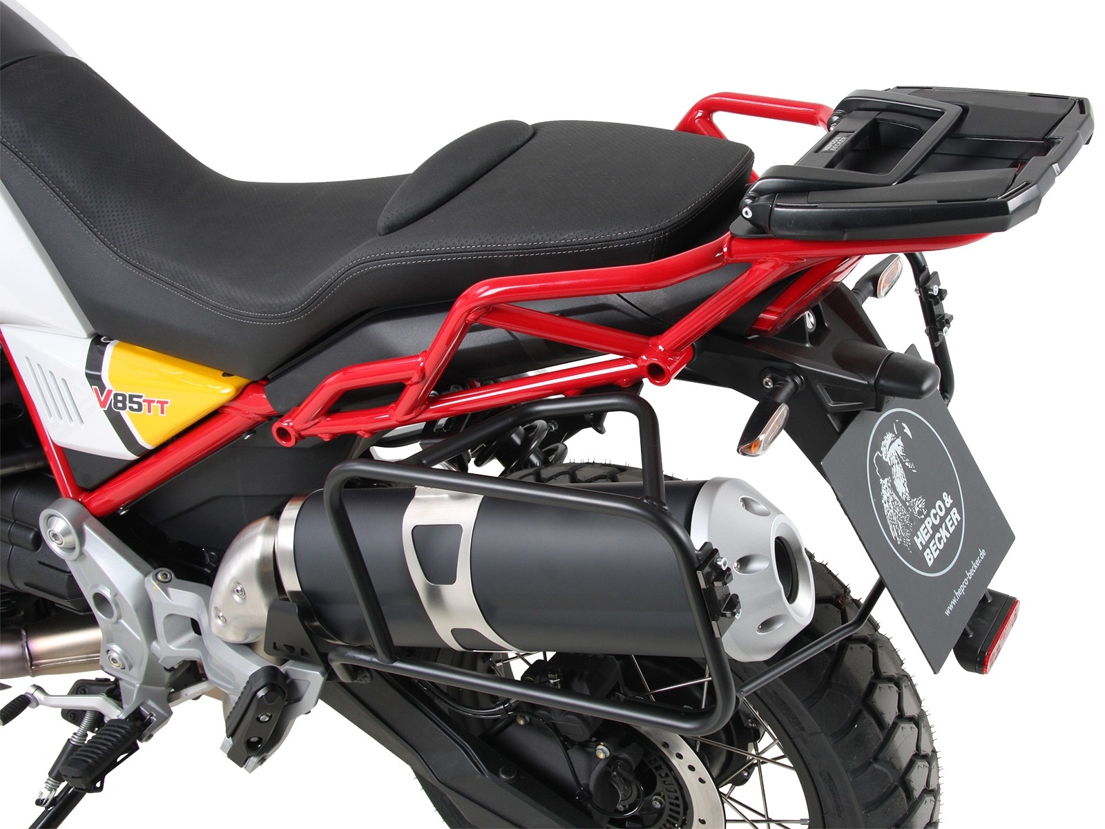 Easyrack Topcaseträger black for V85 TT (Bj.19-) Hepco & Becker