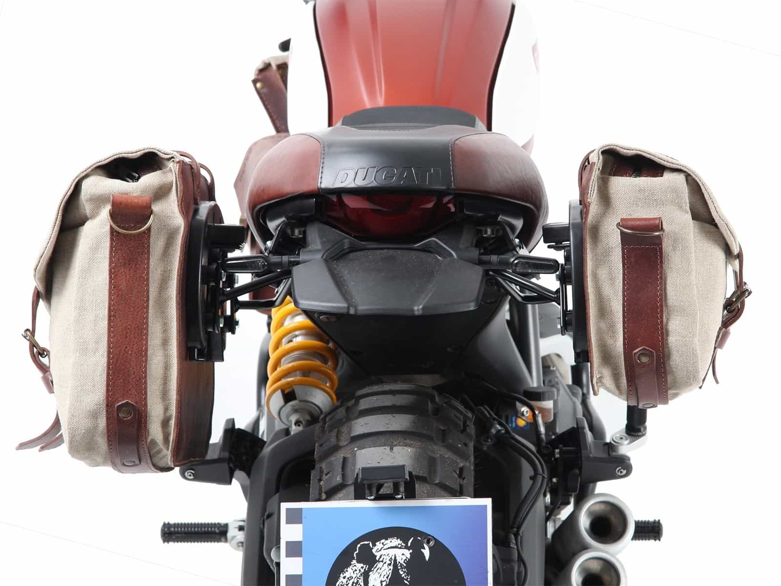 C-Bow side carrier black for Ducati Scrambler 800 (15-18) Hepco & Becker