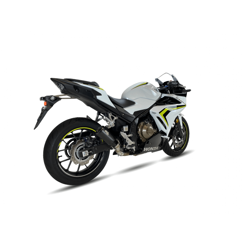 IXIL RB rear muffler Honda CB 500 F /CBR 500 R, stainless steel black, E-approved, Euro4+5