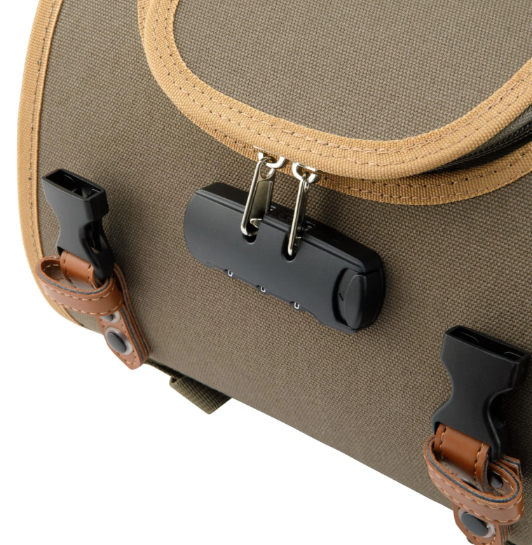Bag "Classic" small for Vespa, canvas, olive