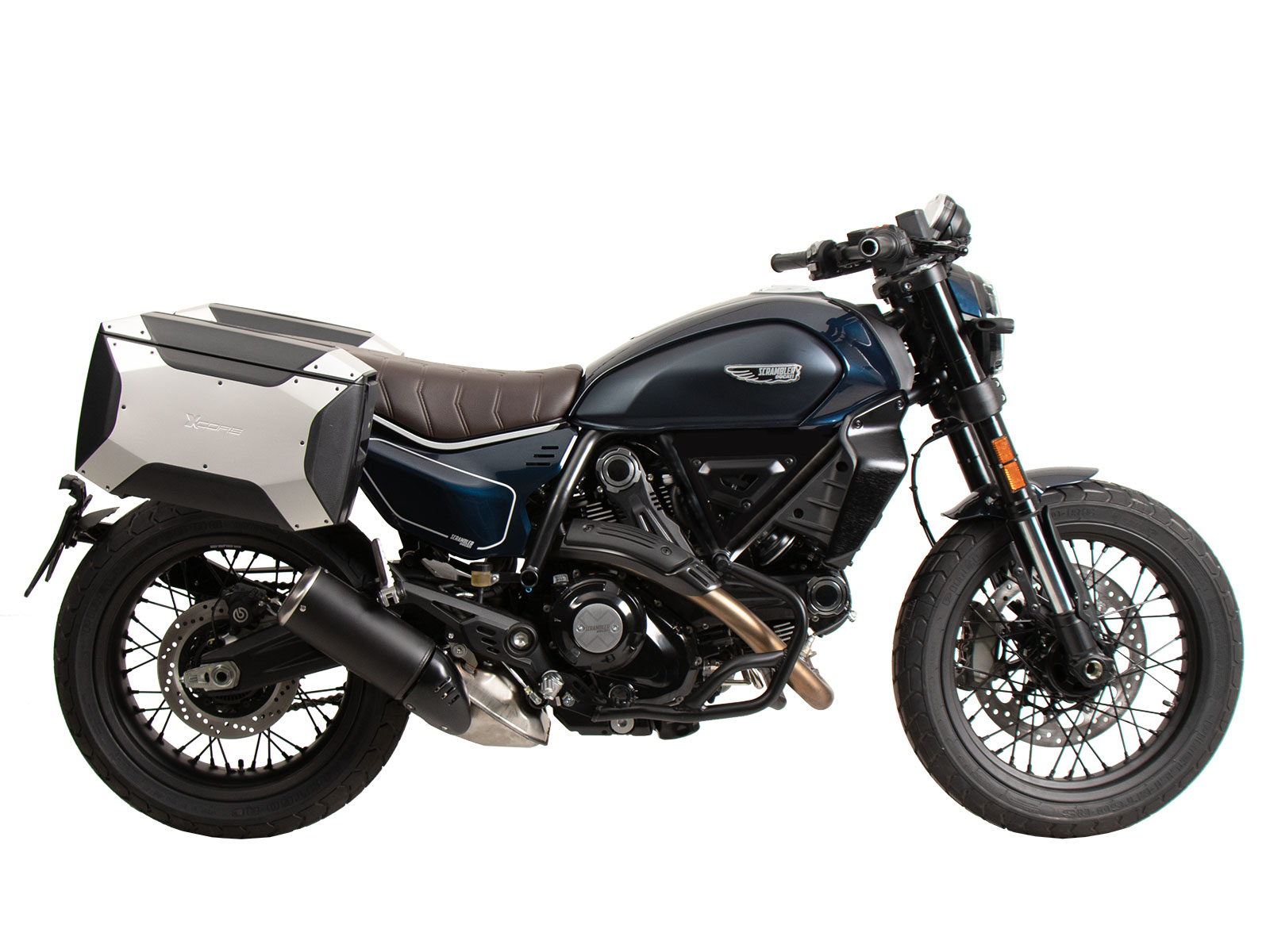 C-Bow side carrier black for Ducati Scrambler 800 Nightshift /Full Throttle (23-) Hepco & Becker