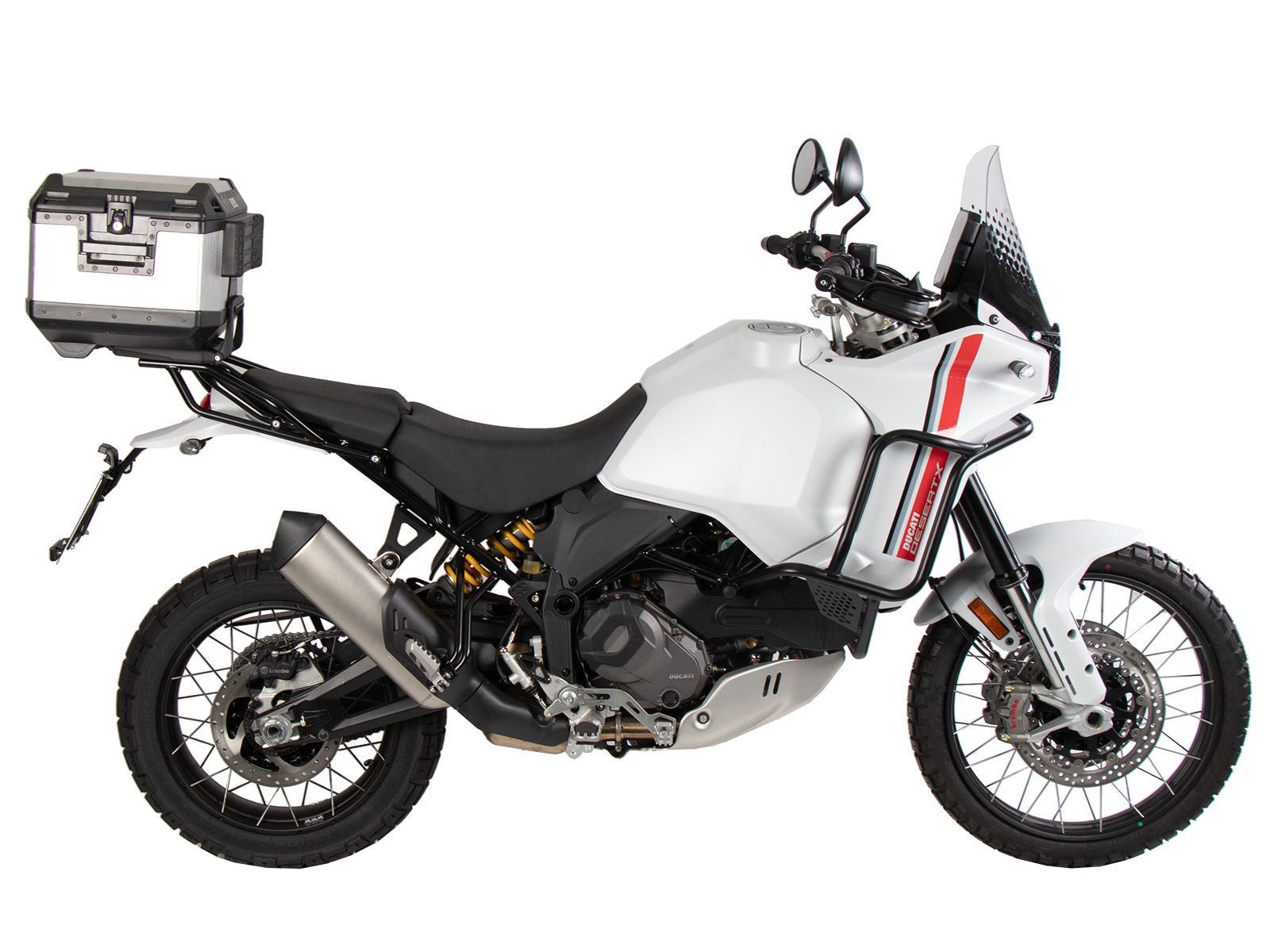 Alurack top case carrier for Ducati DesertX (22-) Hepco & Becker
