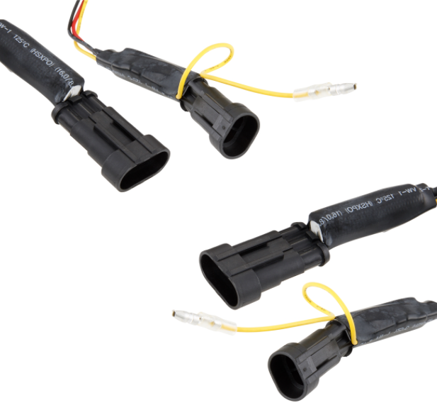 Turn signal kit front & rear for Vespa Primavera/Sprint 125-150cc 2T/4T AC, tinted